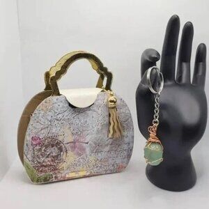 GREAT GIFT! Gemstone Keychain & Purse Gift Box